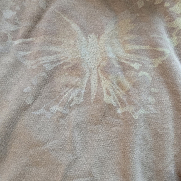 Aelfric Eden Hoodie Washed Butterfly Print - Picture 5 of 6